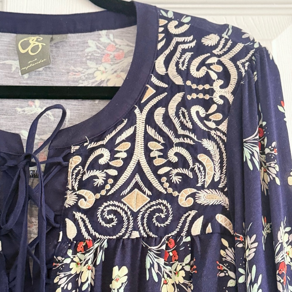Anthropologie Sydney Floral Top by One September Large - Picture 6 of 12